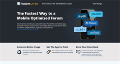 Desktop Screenshot of forumrunner.net